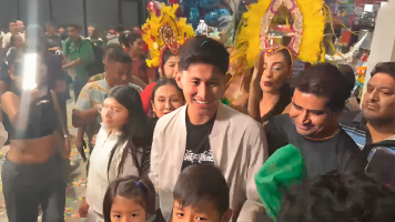 La Verde arribó al país tras el repechaje y los jugadores fueron recibidos entre aplausos 