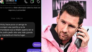 Un inesperado mensaje de Messi le cambió la vida a un emprendedor argentino 