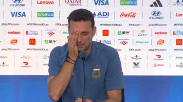 Scaloni rompe en llanto y deja abierta la posibilidad de marcharse de la Albiceleste