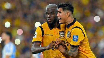 Ecuador vence por la mínima a Argentina con solitario gol de Enner Valencia
