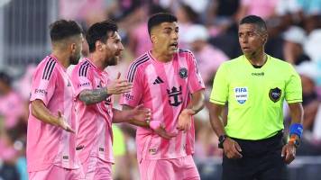 Messi: “Siempre pasa algo con los árbitros, la MLS tiene que mirar más ese tema”