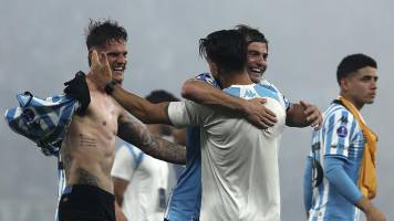 Racing Club finalista de la Copa Sudamericana 2024 al ganar 2-1 a Corinthians