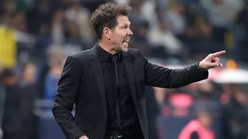 “El Inter está entre los cuatro o cinco mejores de Europa”, afirma Simeone