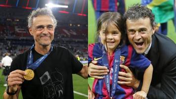 Imposible no emocionarse con la dedicatoria de Luis Enrique para su ángel Xana