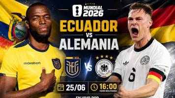 En vivo por Unitel: Ecuador se juega su última carta ante la poderosa Alemania