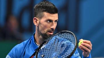 Berrettini amarga el regreso del serbio Novak Djokovic en el torneo de Doha