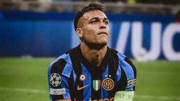 Lautaro Martínez estará un mes de baja por una lesión en el Inter de Milán