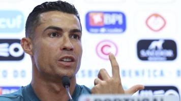 Cristiano aún no contempla la opción de retirarse del fútbol