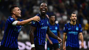 Inter de Milán se dio un festín de goles ante Torino para liderar la Serie A