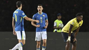 Brasil venció 3-2 a Ecuador y avanzó a la fase final del Sudamericano sub-20