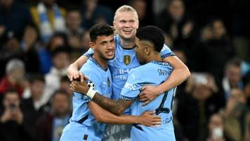 Manchester City aplasta al Sparta Praga con doblete de Erling Haaland