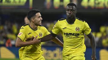 Villarreal vence a Las Palmas y se sube al tercer lugar en la Liga de España