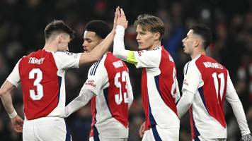 Arsenal vence 3-0 al Dinamo Zagreb y acaricia los octavos de Champions