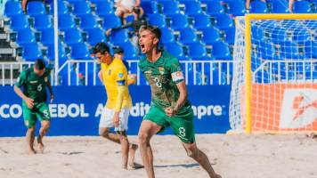 Bolivia vence a Ecuador y logra primer triunfo en la Copa América de fútbol playa