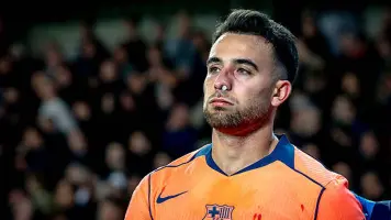 Eric García sufre una fractura nasal y tendrá que usar una máscara para jugar