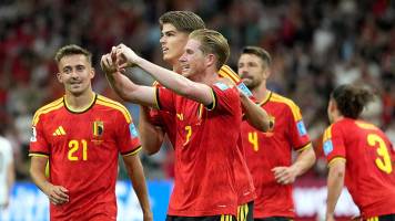 Bélgica avanza como líder de su grupo tras vencer por goleada a Nueva Zelanda
