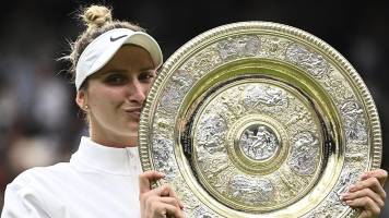 La checa Vondrousova se corona campeona de Wimbledon