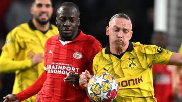 PSV y Dortmund empatan en la ida de octavos de final de la Champions