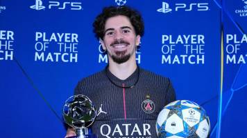 Vitinha fue elegido mejor jugador de la final tras consagración del PSG