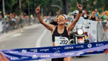 Una boliviana hace historia en Brasil al ganar la Maratón de Sao Paulo