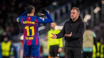 Flick confirma bajas de Raphinha y Rashford para enfrentar al Atlético