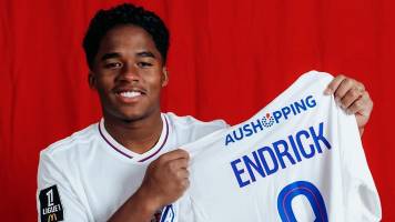 Endrick se adapta “bien” al Lyon, pero no jugará el duelo contra Mónaco