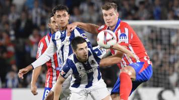 Atlético Madrid vuelve a tropezar tras igualar con Real Sociedad en Anoeta