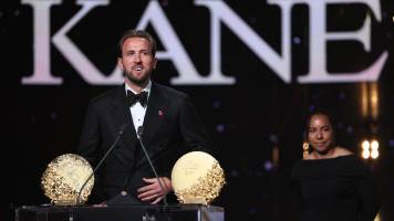 Harry Kane gana su segundo trofeo Gerd Müller en la gala del Balón de Oro