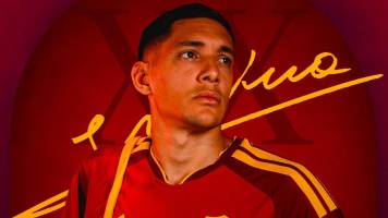La Roma presenta a Nahuel Molina como nuevo fichaje tras paso por el Atlético Madrid