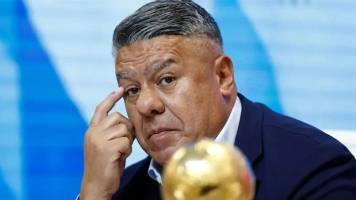 AFA suspende la fecha del fútbol argentino en repudio a demanda contra ‘Chiqui’ Tapia