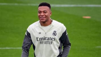 Mbappé no se entrena y es duda en el Madrid para el duelo con Real Sociedad