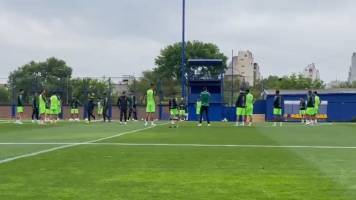 Bolivia entrenó en el predio de Boca con miras al duelo ante Argentina