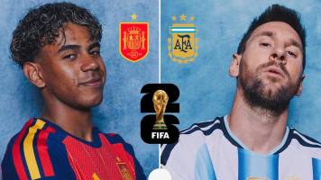 Confirmadas las camisetas que usarán España y Argentina para la final del Mundial