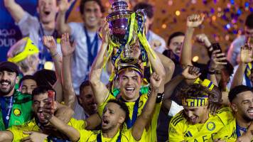 Cristiano firma un doblete para levantar su primera liga con Al-Nassr en Arabia