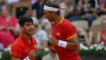 La dupla Nadal-Alcaraz avanza en dobles en el torneo de tenis de París 2024