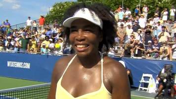 Venus Williams debuta con victoria en Washington tras 16 meses de inactividad