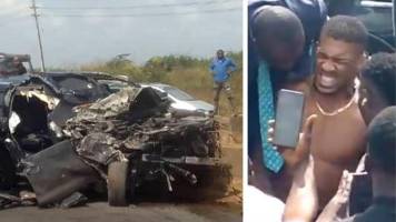 Anthony Joshua resulta herido en un accidente de autos con dos fallecidos