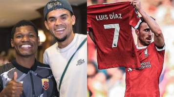 Llueven las críticas a Luis Díaz por ausencia en el funeral de Diogo Jota 