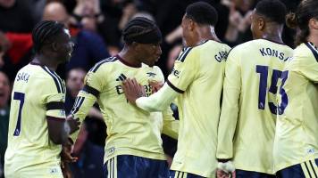 Arsenal bate al Nottingham Forest con un solo disparo a portería en el partido