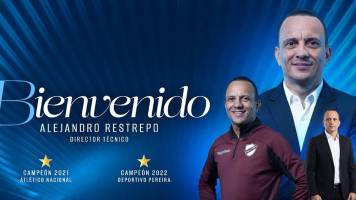 Bolívar hace oficial la contratación del colombiano Restrepo como nuevo DT