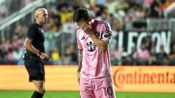 Inter Miami de Messi encaja una dura derrota y se aleja del liderato en la MLS