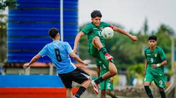 La selección boliviana sub-17 perdió en partido amistoso ante Uruguay
