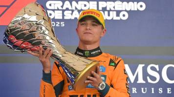 Lando Norris gana el Gran Premio de Brasil y estira su liderato en la Fórmula 1 