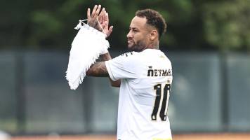 Neymar será baja en la definición entre Santos y Macará por la Sudamericana