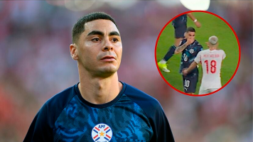 Miguel Almirón es suspendido un partido por su expulsión por taparse la boca