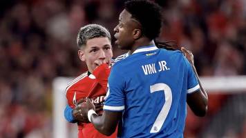 UEFA investigará la supuesta agresión de racismo entre Prestianni y Vinicius