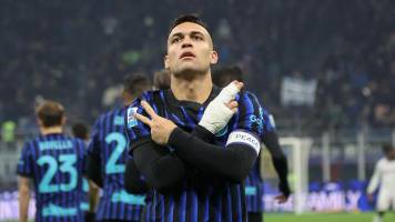 Inter de Milán recupera liderato con gol y asistencia del capitán Lautaro Martínez