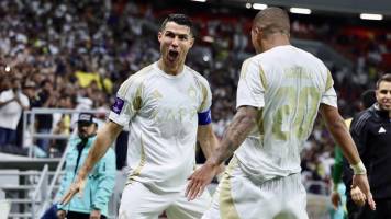 Cristiano marca un doblete para comandar el triunfo de Al-Nassr en la Champions de Asia