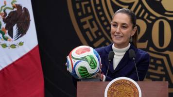 Presidenta de México confirma reunión con Trump en el sorteo del Mundial