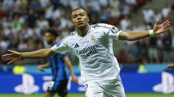 Video: Así fue el primer gol de Kylian Mbappé con el Real Madrid